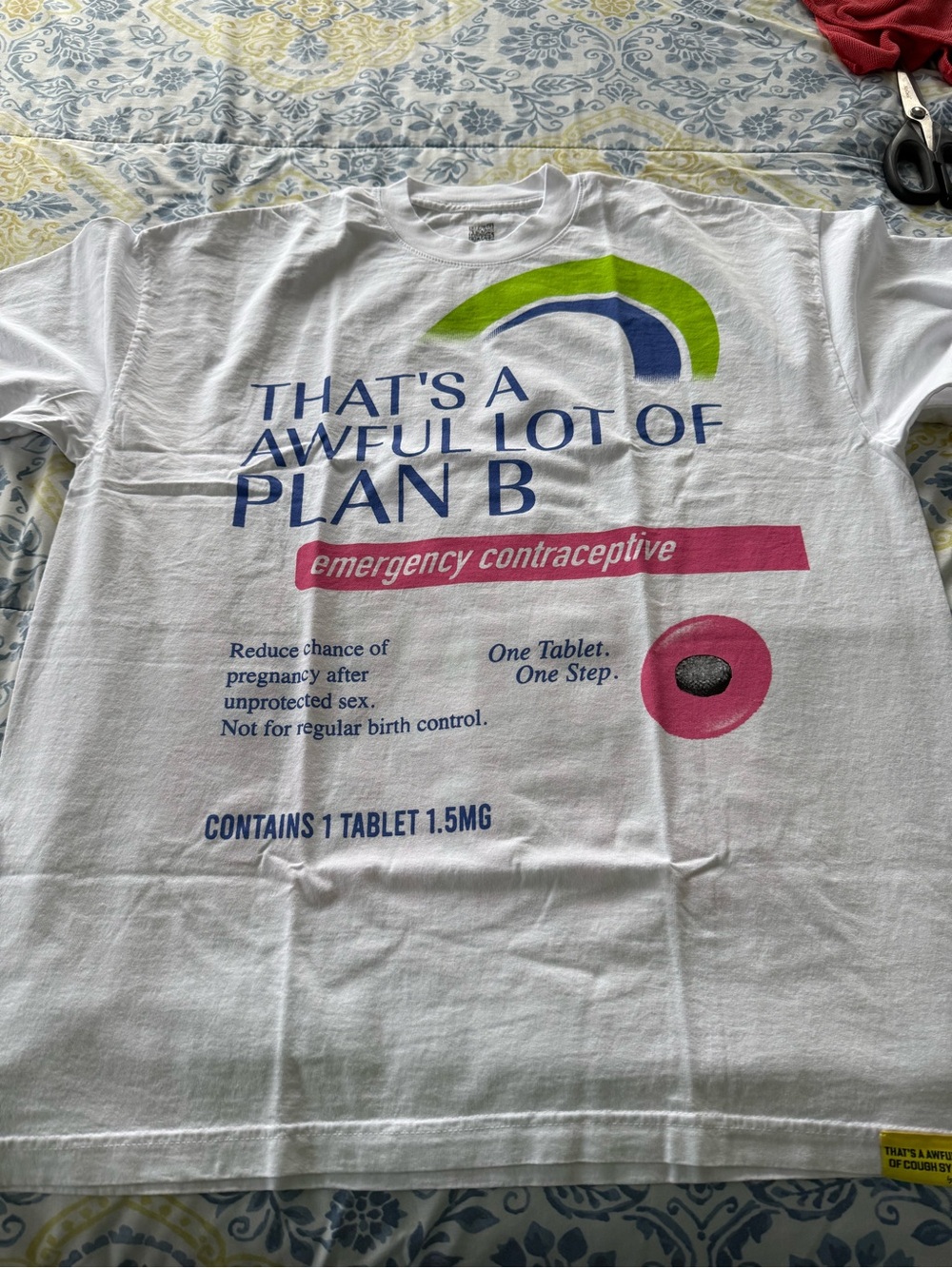 Lost Hills That’s A Awful Lot Plan B Men’s White T Shirt